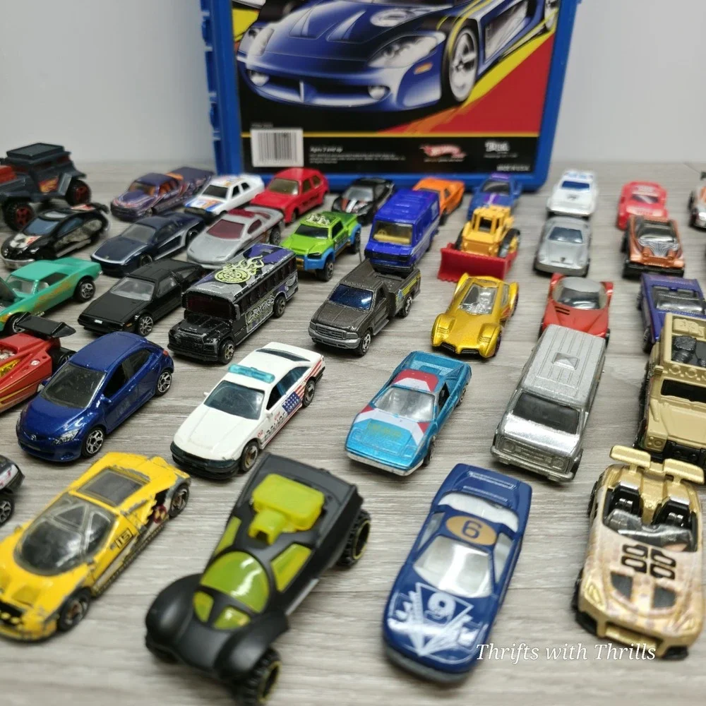 Hotwheels 48 Car Carry Case Style No. 20020 -‎ Full 48+ Cars Mixed Brands/Years